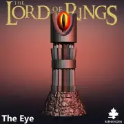 UNPAINTED Eye of Sauron - Lord of the Rings Chibi 3D Printed Mini Figure BH