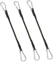 Kisangel 3PCS Baggage Lashing Rope Durable Tent Hanging Rope with Buckle Design Heavy Duty Packing Strap for Outdoor Camping Luggage Binding Clothesline Use