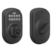 Schlage BE365 V PLY 622 Plymouth Keypad Deadbolt, Electronic Keyless Entry Lock