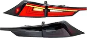 LED Tail Lights Compatible With Lexus IS250 IS350 IS200t IS300 ISF 3IS 2014-2020 ，Start-up Animation Rear Lamps Assembly