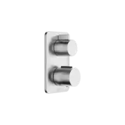 Dornbracht LISSÉ Concealed thermostat w. two function volume control Brushed Chr