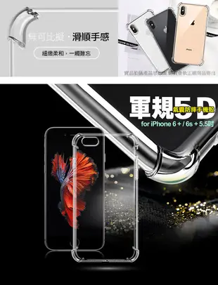 AISURE for iPhone 6s Plus/6 Plus 軍規5D氣囊防摔手機殼 (5.8折)