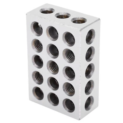 1 Pair 1‑2‑3 Blocks 23 Hole Matched 0.0002in Machinist 123 Jig Ultra Accuracy