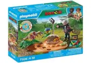Playmobil Dinos 71526 Stegosaurus Nest with Egg Thief MIB/New