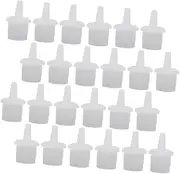 OFFIGAM 100pcs Eyelash Bottle Plugs Durable Replacement Caps for Precise Application Convenient for Lash Extensions Essential Eyelash Extension Tools