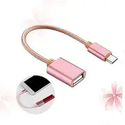 Hoement USB Connect Cable Type-c to USB 2.0 Adapter OTG Cable for Devices Random Color