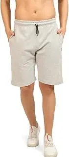 [COMEOR] Men's Sports Shorts - Short Trousers Men's Running Shorts Cotton Shorts, Gray, L