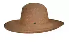 ️ SAINT LAURENT Paris *MAUI* Beige Wide Brim STRAW FEDORA Sun Hat Size 60