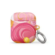 Pink Yellow AirPods Case