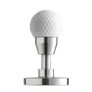 58mm Coffee Tamper Distributor Espresso Powder Leveler Stainless Golf Ball White