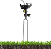 Fishing Rod Holder - Ground Shore Fish Pole Support Stand,Stable Lightweight Fishing Gear Equipment Stand for Outdoor Shore Activities