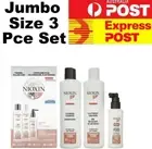 Nioxin System 1,2,3,4,5,6 TRIO Kit -300ml Shampoo & Conditioner, 100ml Therapy