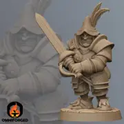 Edwin the Dwarf JRPG Fantasy Miniature Dungeons and Dragons DnD RPG