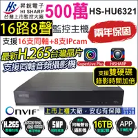 在飛比找蝦皮商城優惠-HS-HU6321 監視器 H.265 昇銳 5MP 500