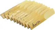 OriGlam 【Best Deals】 10pcs Alto Sax Saxophone Reeds 2.5 Reed Alto bE Saxophone Reeds Lade Bamboo 2-1/2 Reed Strength 2.5 for Clarinet Soprano Or Alto Sax