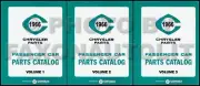 1966 Chrysler Master Parts Book Dodge Plymouth Illustrated Catalog Part Numbers