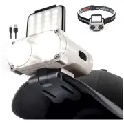 1 Set LED Hard Hat Light Hat Flashlight for Running Camping Biking4123