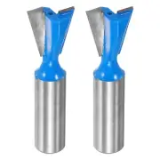 2pcs Dovetail Router Bit 3/4" Diameter 1/2" Shank Dovetail Joint Bit