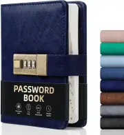 Password Book with Lock, Password Book with Alphabetical Tabs 600+ Password Spac