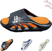 [lunhaifi] Mens Recovery Sandals With Comfortable Plantar Fasciitis Fashion,Mens Sandals Extra Wide With Arch Support