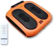 Vibration Foot Massager - Circulation Booster, Vibration Machine - Fight Tired, Achy-Feeling Legs and Reduces Swollen feet With Remote (orange)
