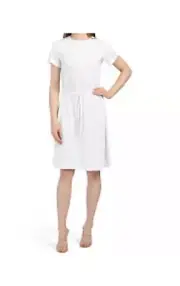Theory Atmos Varmond T shirt dress white