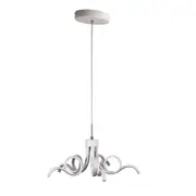 Oriel Lighting Noodle Tricolour LED Pendant Light White 50cm