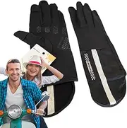 [Generic] Sun Protection Gloves, Summer UV Protection Gloves, Driving Gloves Women for Sun UV Protection, Touchscreen Finger Sun Protection Gloves for Men Women
