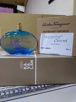 香親香愛～～Salvatore Ferragamo 甜心魔力 100ml Tester, Incanto charms