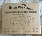 NEW EnerPlex Queen Sized Double High Airbed 16" Air Mattress 80" x 60" x 16"