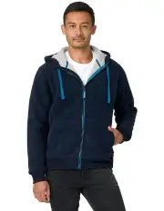 [Rainbird] Taylor Sherpa Fleece Hoodie in Navy