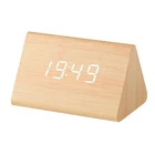 Wooden Clock Multifunctional LED Electronic Alarm Clock Wooden7958