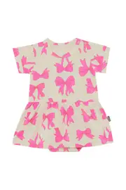 [Bonds] Bonds Baby Roomies Balletsuit in Bow-Tiful Bows Pink Size: 6-12 Months 6-12 Months Bow-Tiful Bows Pink
