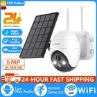 ieGeek Wireless 5MP Security Camera Outdoor Solar Battery Powered CCTV Home PTZ