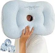 galactruly Ear Piercing Pillow for Side Sleeping,Cool Piercing Pillow for Side Sleepers,Ear Pillow,Donut Pillow for Ear, Comfortable Ear Pillows with Holes for Ear Pain,Earring Pillow