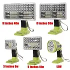 LED Work Lights Flashlight Electric Torch Spotlight Lamp For RYOBI Power Tools