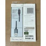 IPHONE MOSHI USB-A TO LIGHTNING 編織充電/傳輸線（全新未拆）