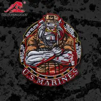 在飛比找蝦皮購物優惠-U S MARINES DEVIL DOG 刺繡章 魔術貼