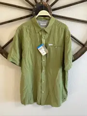 Columbia Security Check II. Mens Large Short Sleeve Shirt. Omni-shade. KP10
