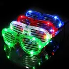 LED Light up Glasses Shutter Shades Kids Party Favor, Glow in the Dark Fun Party