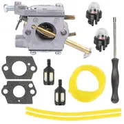 300981002 Carburetor for Homelite 33Cc UT-10532 UT-10926 Ryobi RY74003D Chainsaw Carbon Brush Repla Silver