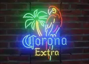 Corona Extra Parrot 24"x20" Neon Sign Light Lamp Decor With Dimmer