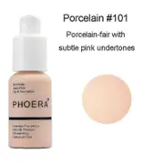 Phoera 3pcs Face Liquid Foundation Set Makeup Base Concealer Eye Contour Yalo A01 3pcs