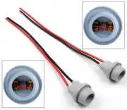 Universal Pigtail Wire Female Socket 912 Harness Back Up Reverse Light Socket (for: BMW)