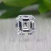 3.00 CT Asscher Lab Grown Diamond Solitaire Natural D Color VVS1 Loose Certified