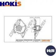 WATER PUMP ENGINE COOLING DP2310.10.101 FOR RENAULT KANGOO/Express CLIO/II/Van