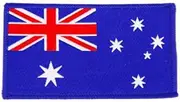 Contact Gear Australian Flag Patch | Embroidered with Hook-and-Loop Backing | National Pride Badge | for Tactical Jackets, Caps, Packs | Patriotic Accessory | 104mm x 54mm