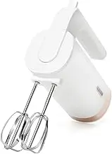 Tumidy Cordless Hand Mixer, 3 Speed Rechargeable Hand Mixers Electric, Type-C Charging Cable Dual-head Whisk for Whipping Mixing Egg, Cake Dough, Mashed Potatoes and More