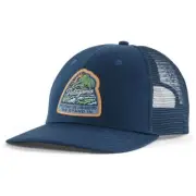 PATAGONIA Take a Stand Trucker Hat #38356 BAYOU BADGE: TIDEPOOL BLUE *Brand New*