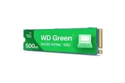 Western Digital WD Green SN350 500GB M.2 NVMe SSD PCIe 3.0x4 2400MB/s 1500MB/s R/W 300K/300K IOPS 60TBW 1M Hrs MTTF 3Y WTY (WDS500G2G0C)